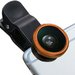 Kit Lentile Foto iUni 3-in-1 Macro, Wide Angle si FishEye compatibile cu Smartphone si Tableta, Auri